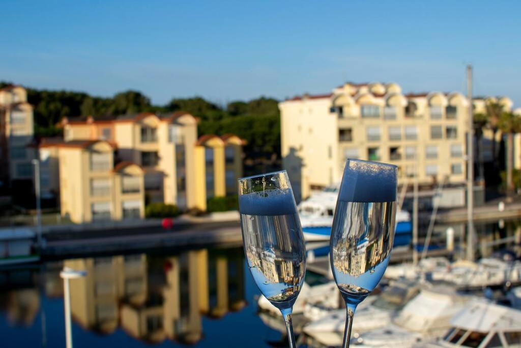 Mer Veilleuse Gruissan - Clim - Piscine Exterior foto